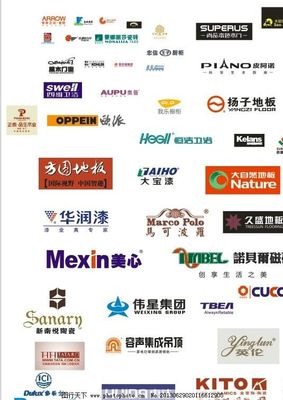建材LOGO大全圖片 建筑材料行業的品牌視覺之美